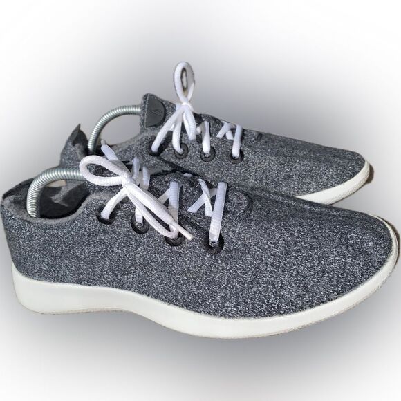 Allbirds Wool Runners Men’s Size 11 Natural Grey Light Grey Sole - Picture 1 of 6
